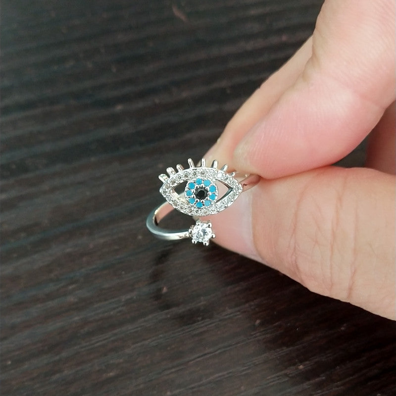 Cold Wind Devil's Eye Female Open Rings