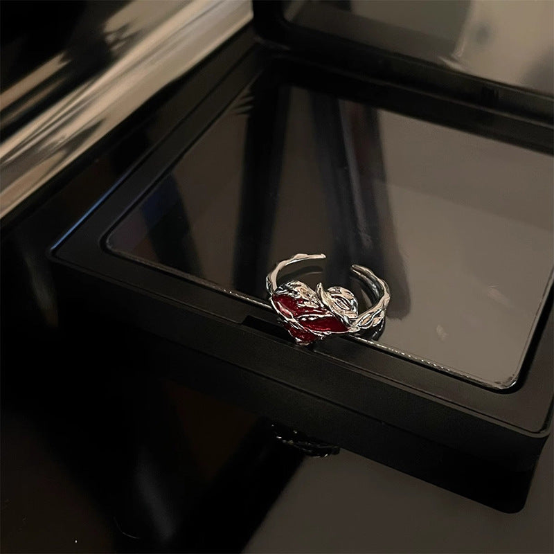 Women's & Men's High-grade For Twin Cold Niche Design Rings
