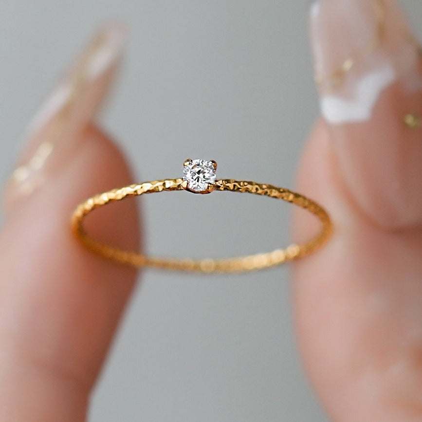 High-grade Special Interest Light Luxury Mini Small Rings