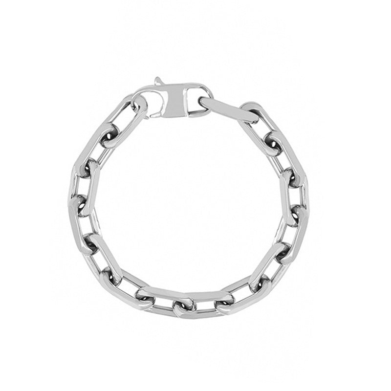Women's & Men's Chain Trendy Versatile Personality Stainless Steel Bracelets