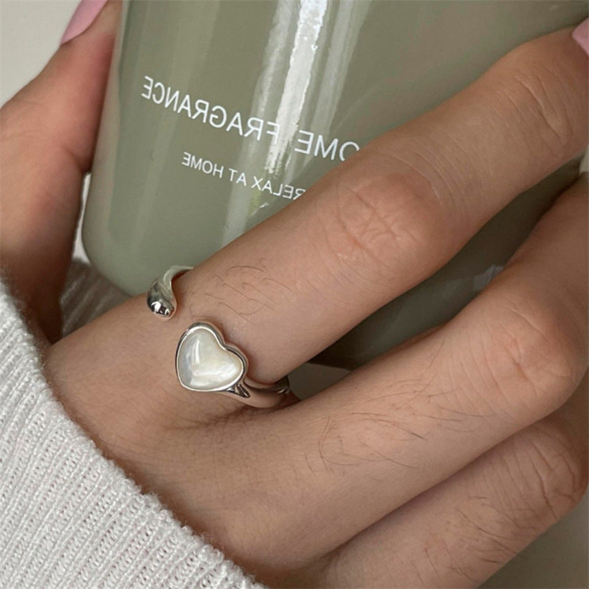 Women's Sterling Sier Style Niche High-grade Light Rings