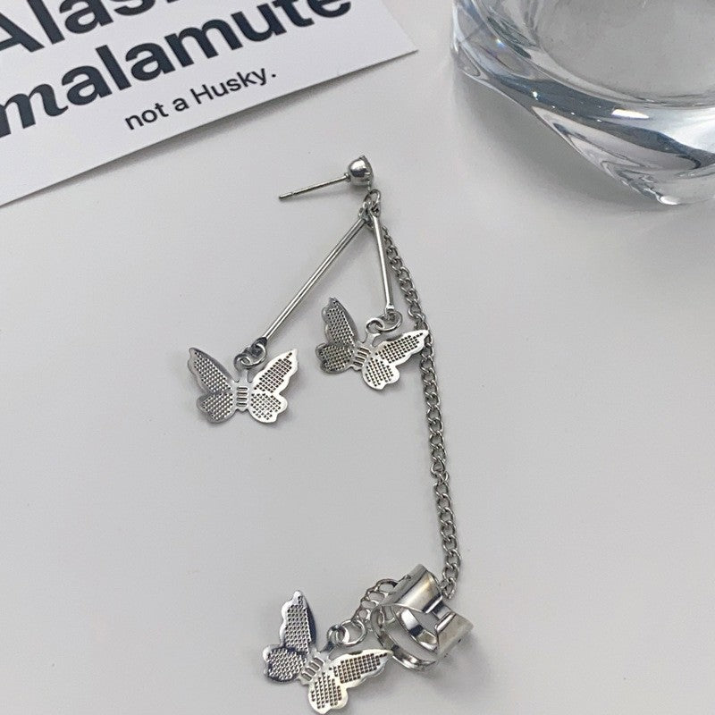 High-grade Female Niche Vintage Pearl Flower Elegant Earrings