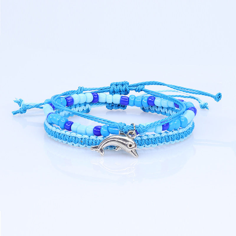 Series Carrying Strap Starfish Sea Turtle Bracelets