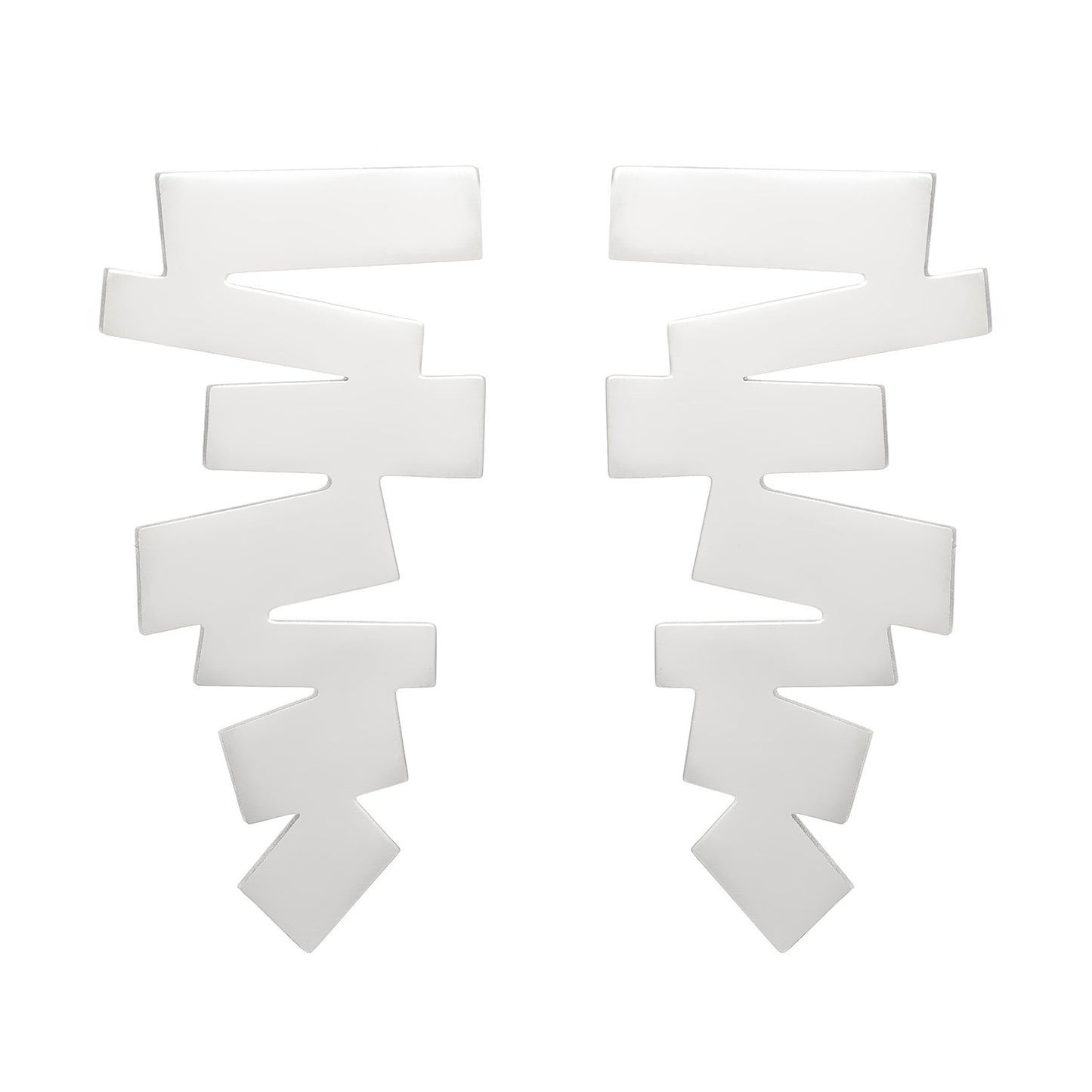 Women's Exaggerated Personalized Irregular Pleated Texture Leaf Rings