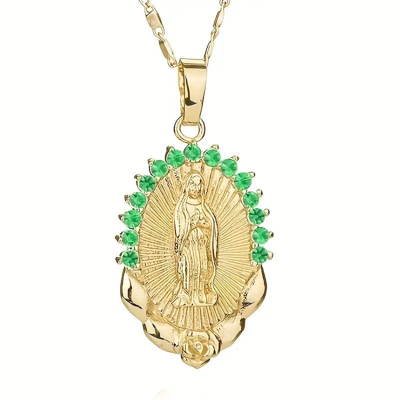 Women's Design High Sense Virgin Religious Female Necklace