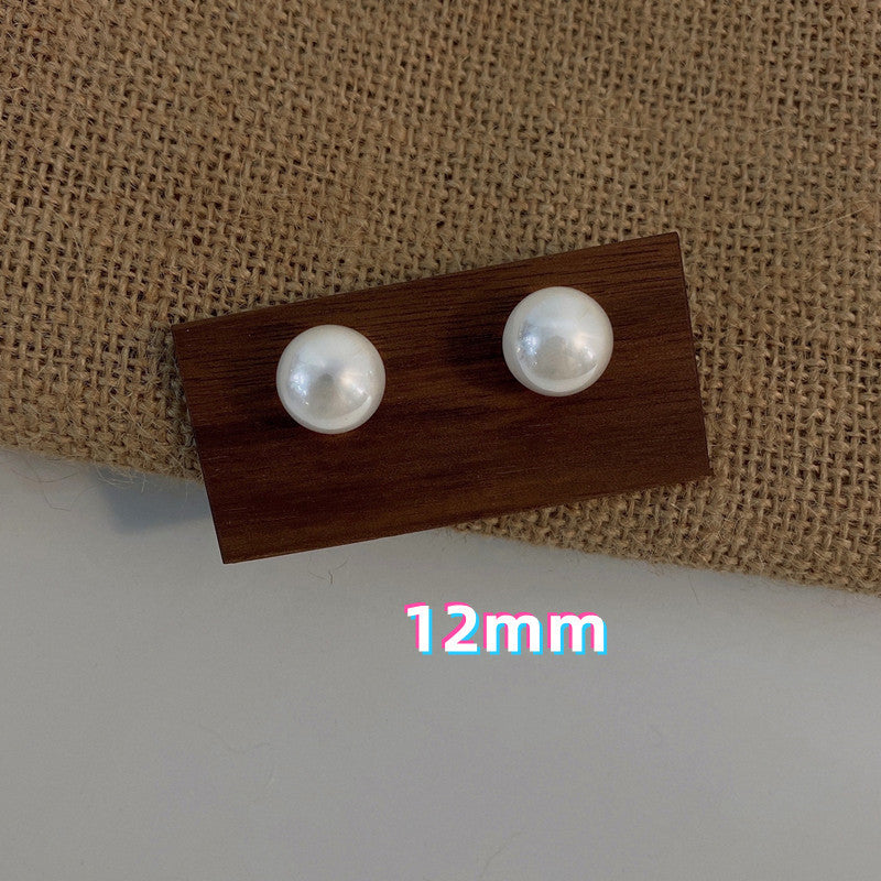 Comfortable Vintage Pearl Sier Female Advanced Earrings