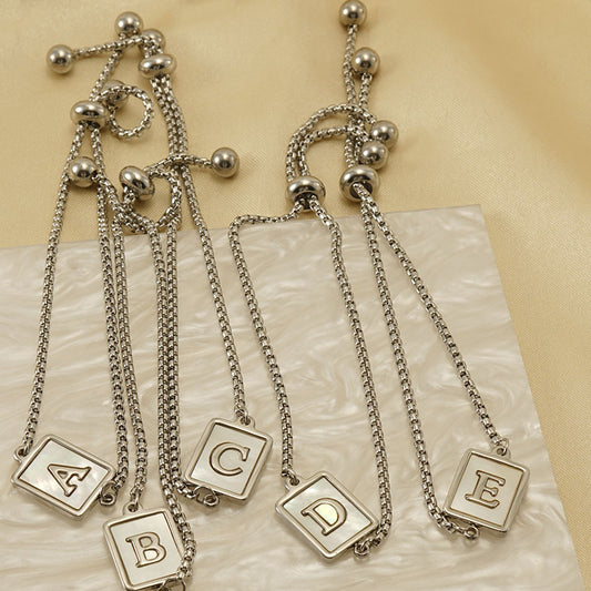 Titanium Steel Natural Shell Fashion Simple Bracelets