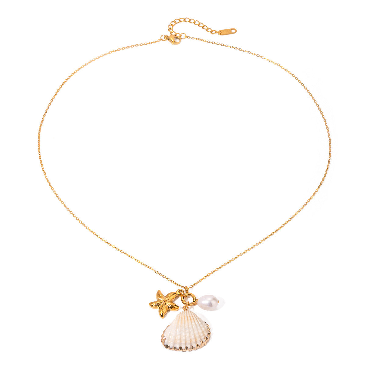 Series Pearl Accessories Fashion Starfish Shell Necklaces