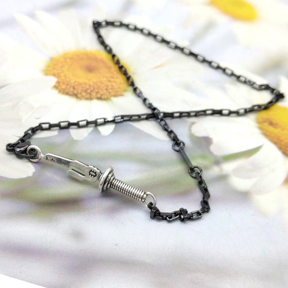 Cursing Back To Battle Folding Black Lock Bracelets