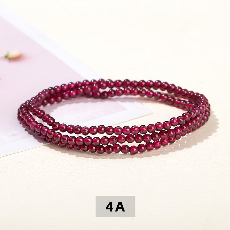 Jewelry Natural Super Seven Garnet Colorful Bracelets