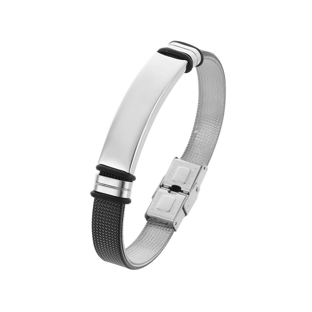 Men's Titanium Steel Popular Simplicity Can Be Bracelets