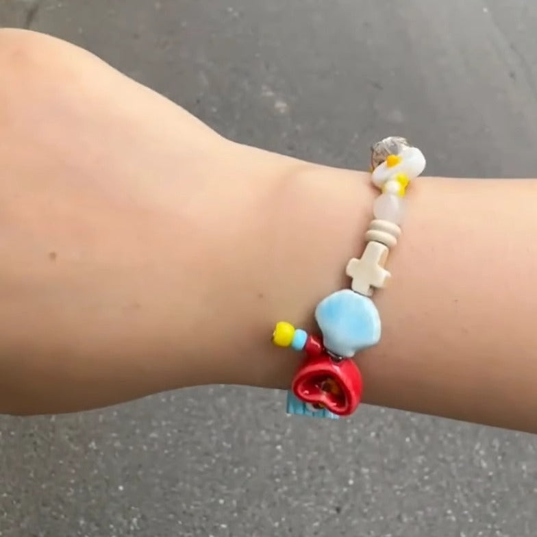 Dopamine Beaded Cute Primary School Girlfriends Bracelets