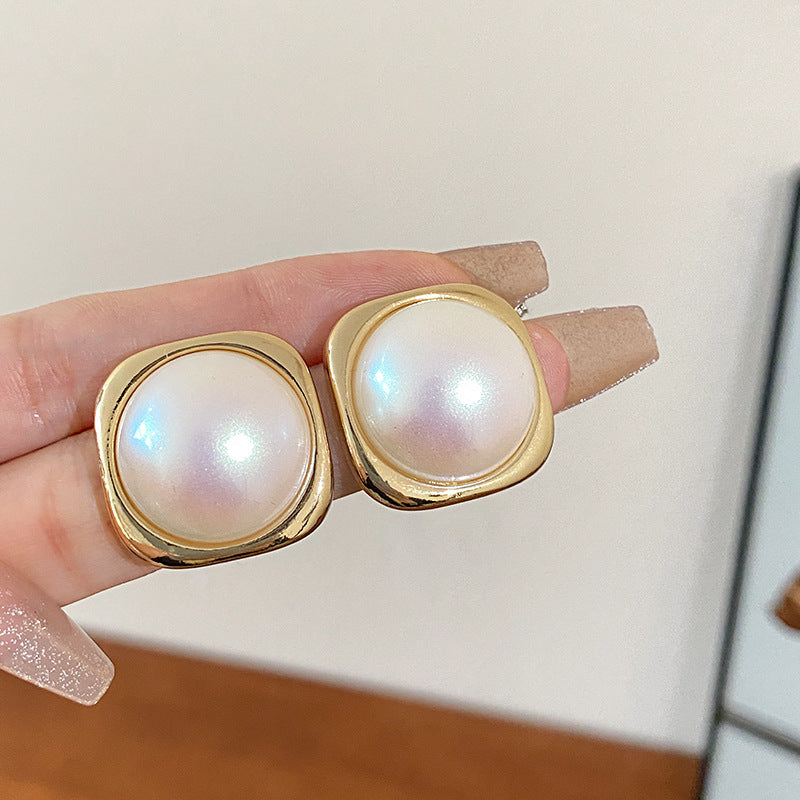 Sier High Sense All Match Fashion Earrings