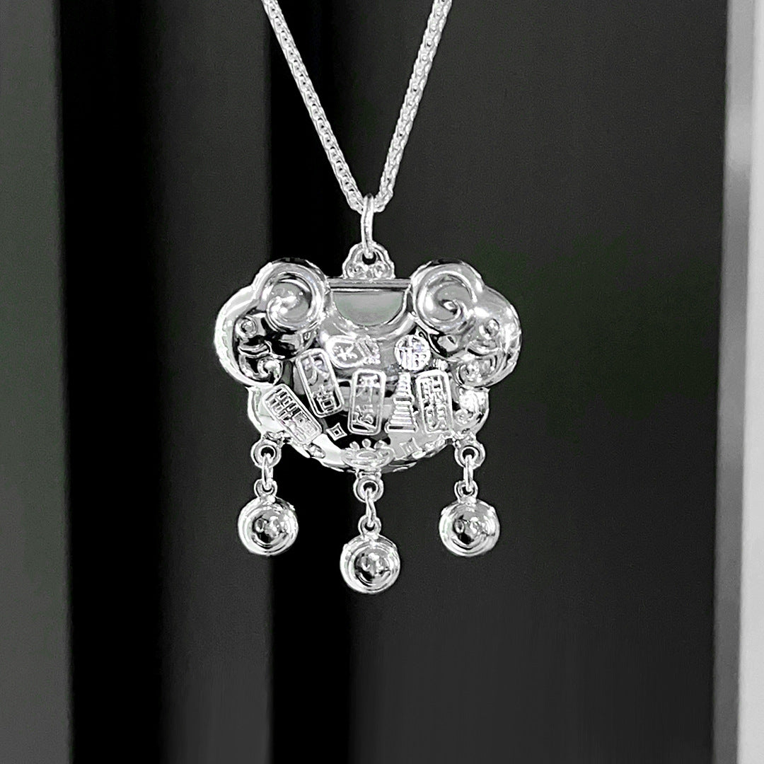 Of Good Safety Pure Sier Bag Necklaces