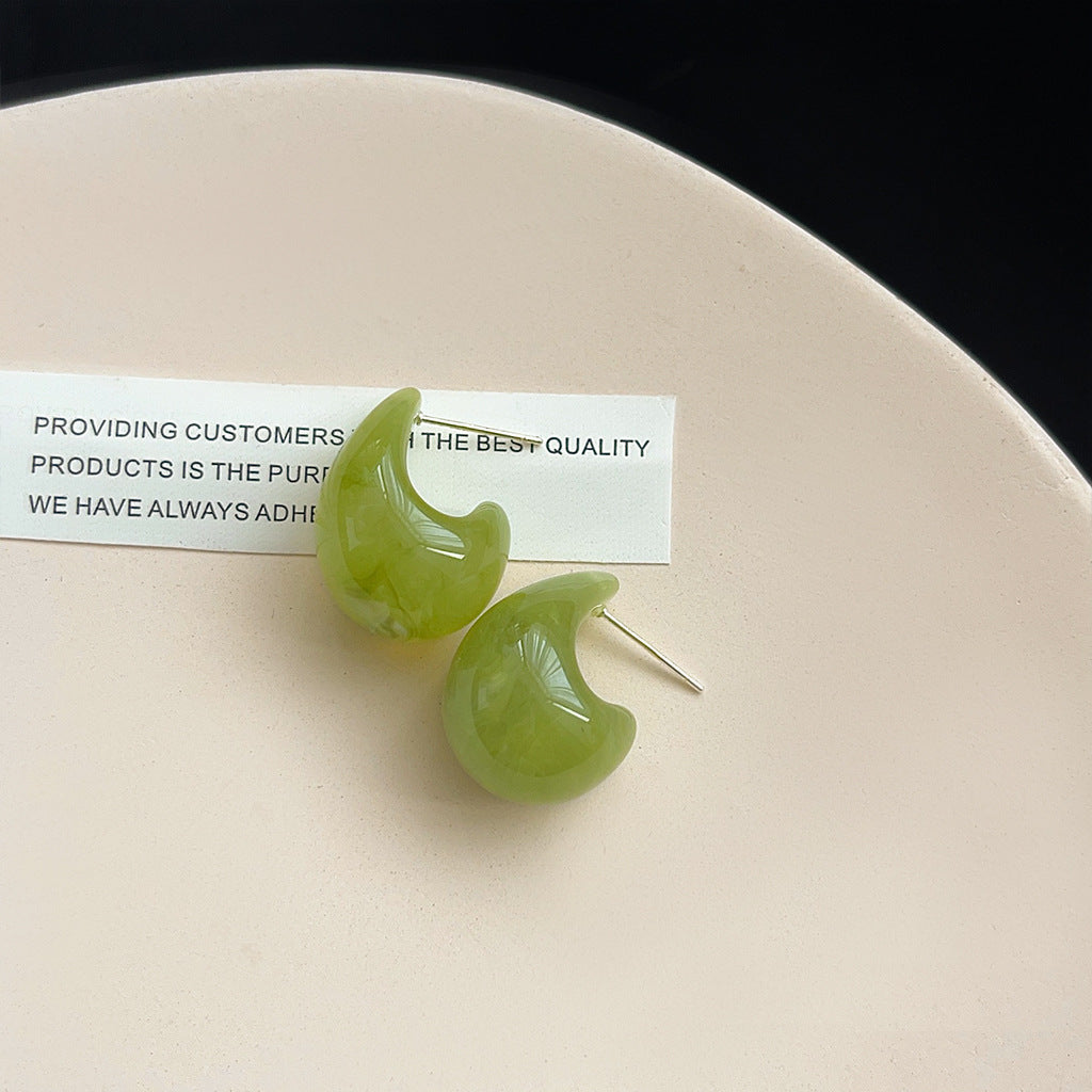 Cold Wind Drop-shaped Female Niche Retro Earrings