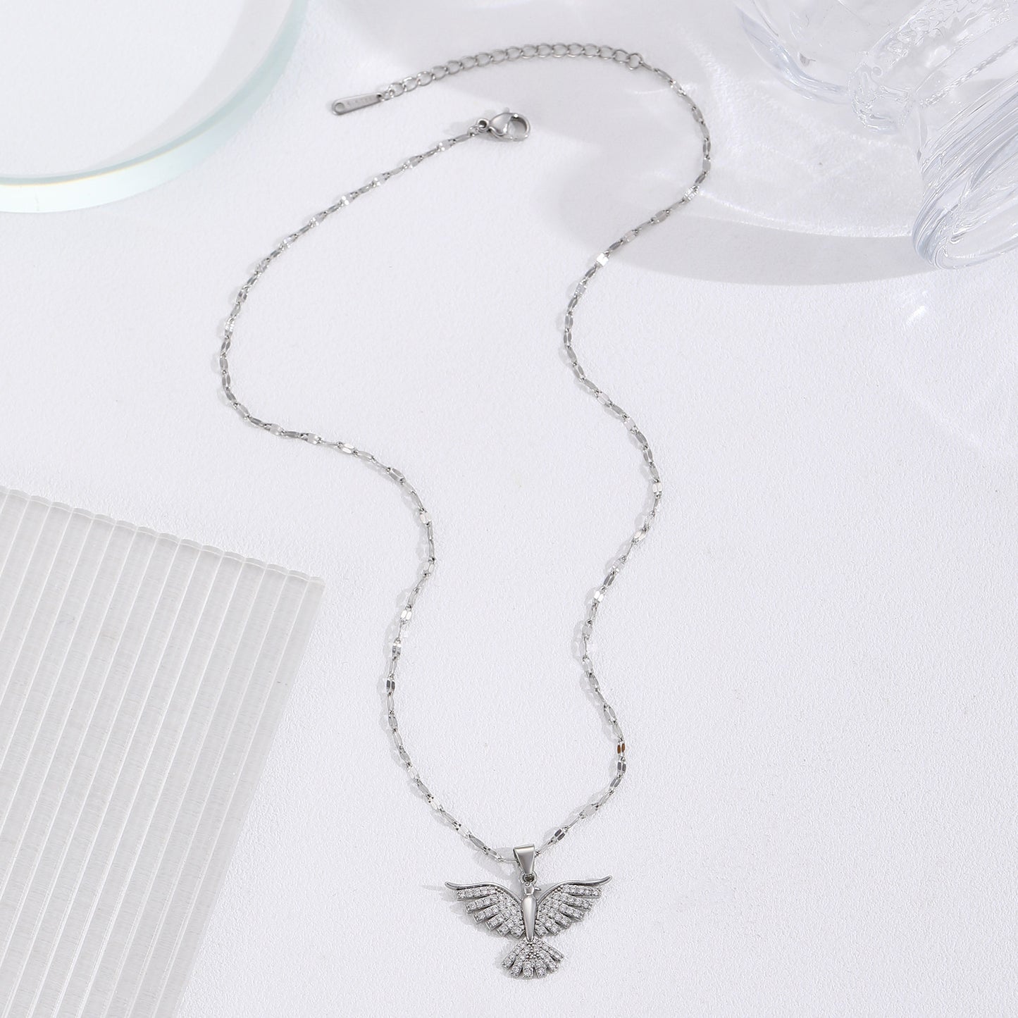 Women's Phoenix Wings Light Luxury High-grade Copper Inlaid Necklaces