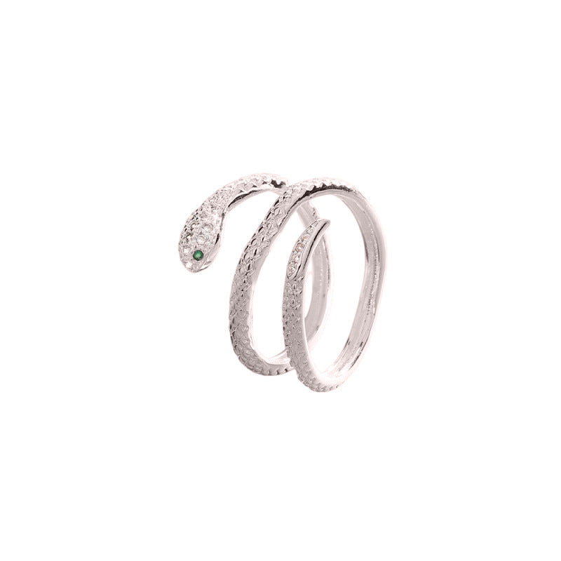 Personality Texture Year Of Snake Little Rings