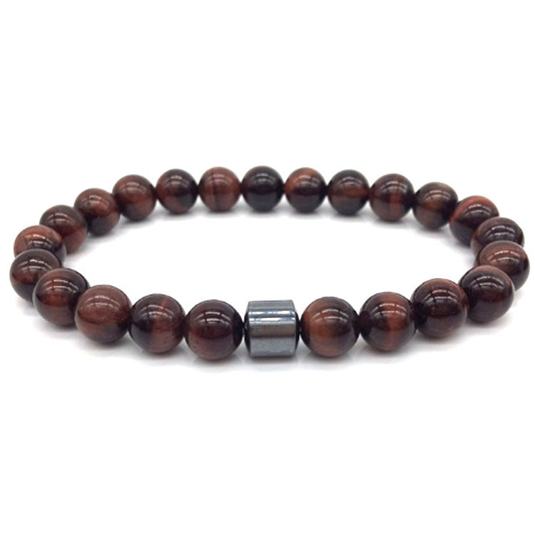 Magnetic Hematite White Turquoise Handmade Beaded Bracelets