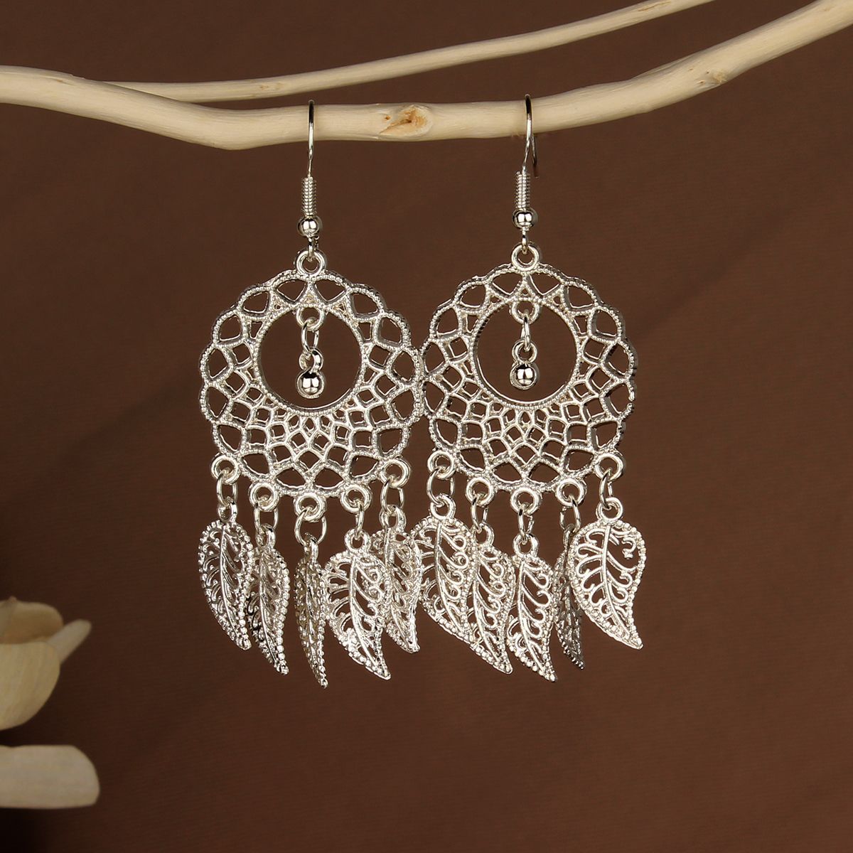 Chinese Style Retro National Miao Sier Earrings