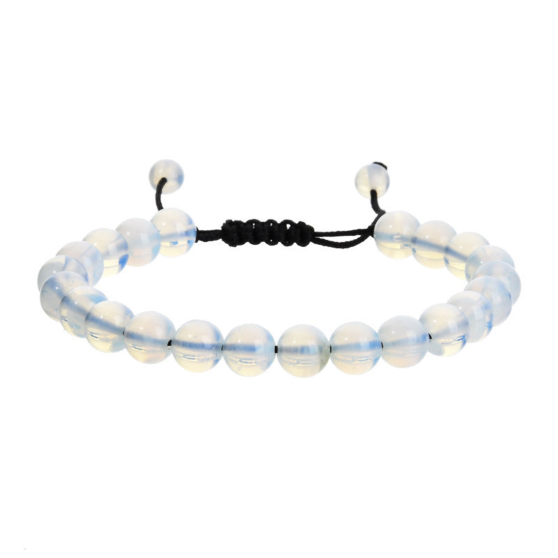 Ornament Hand-woven Amethyst Woven Geometric Agate Bracelets