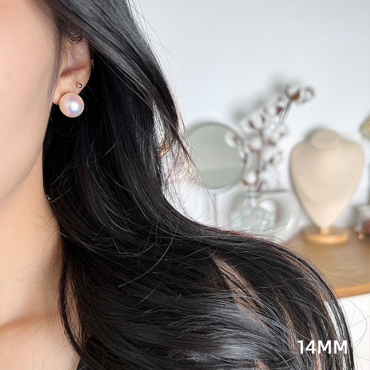 Women's Style High-grade Pearl For Sterling Sier Earrings