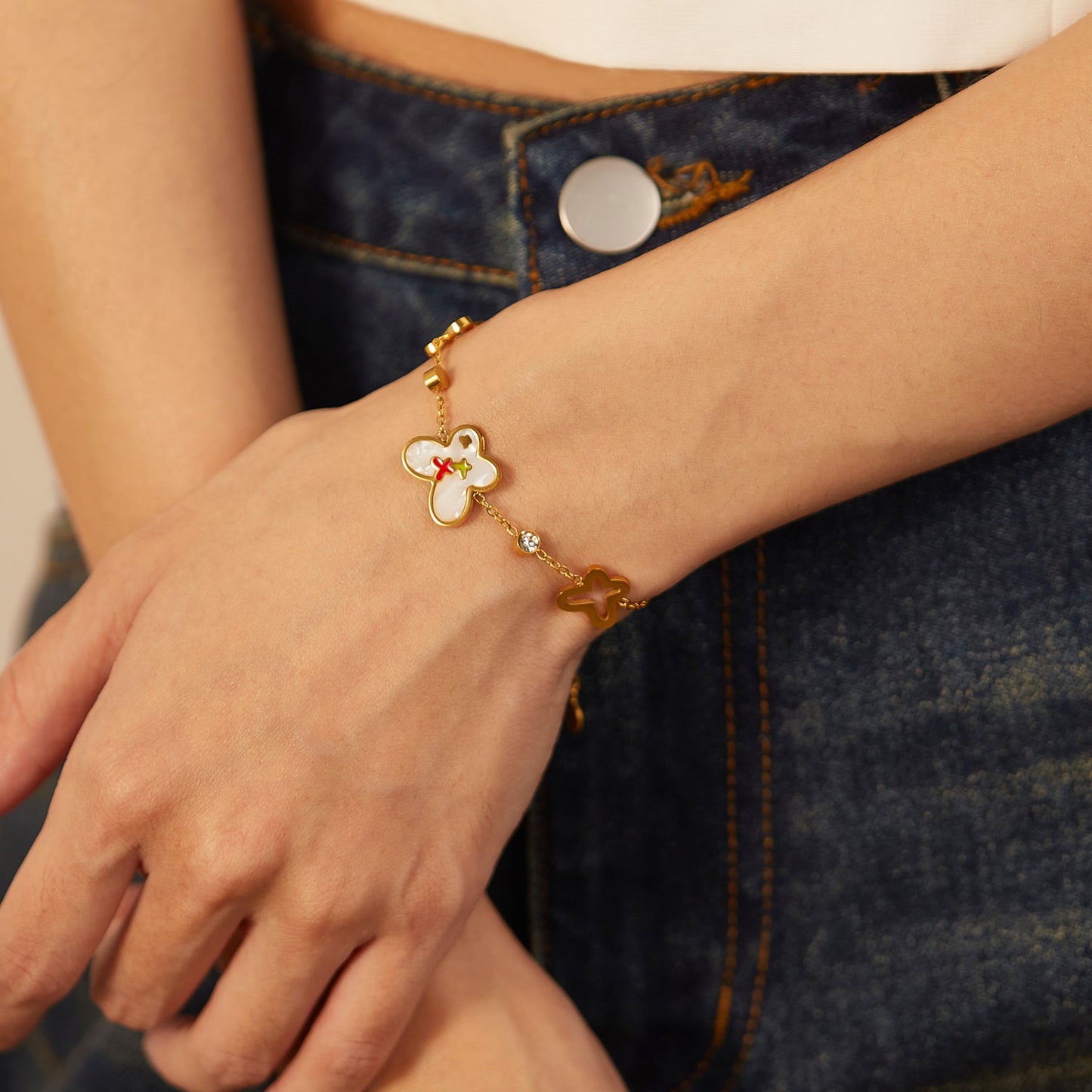 Women's Simple High-grade Titanium Steel Light Luxury Minority Bracelets