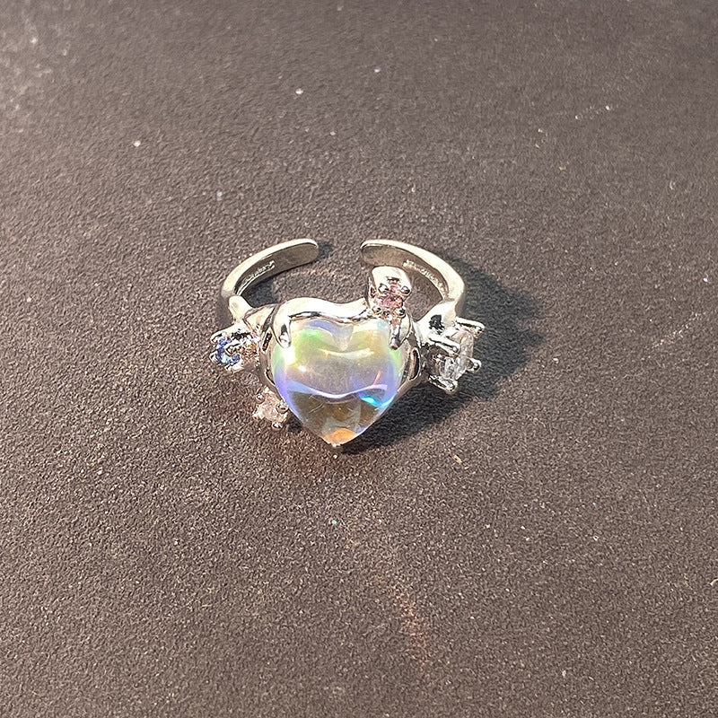Design Irregular Simple Light Luxury High-grade French Rings