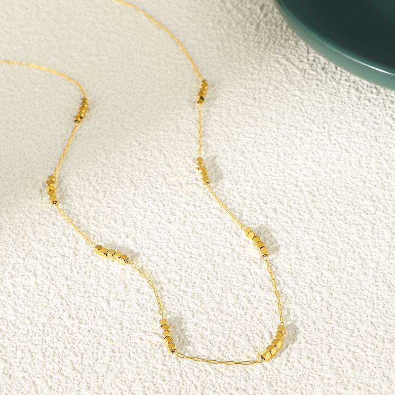 Women's Sier Clavicle Titanium Steel No Fading Temperament Necklaces