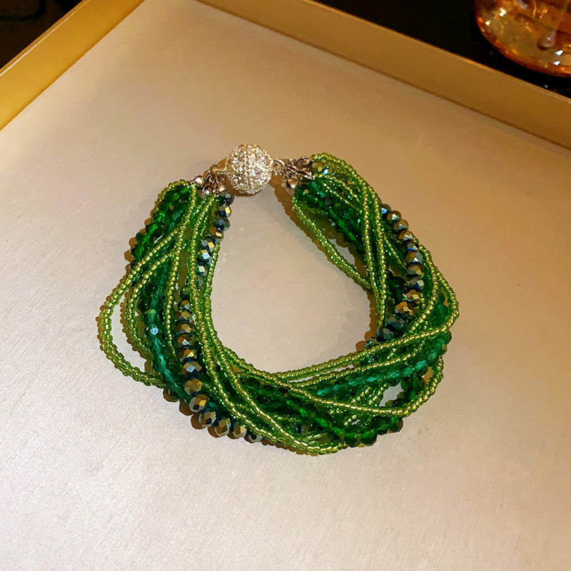 Winding Crystal Bohemian Minority Personality Fashion Bracelets
