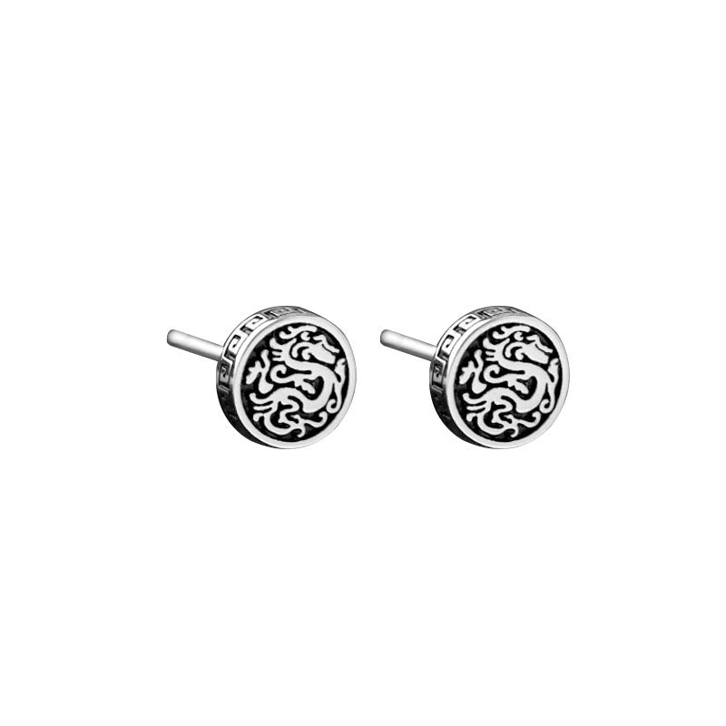 Men's For Trendy Cool Personality Chinese Retro Rings