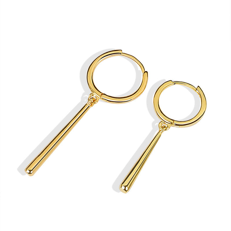 Women's & Men's Sier Long For Elegant Simple Trendy Earrings