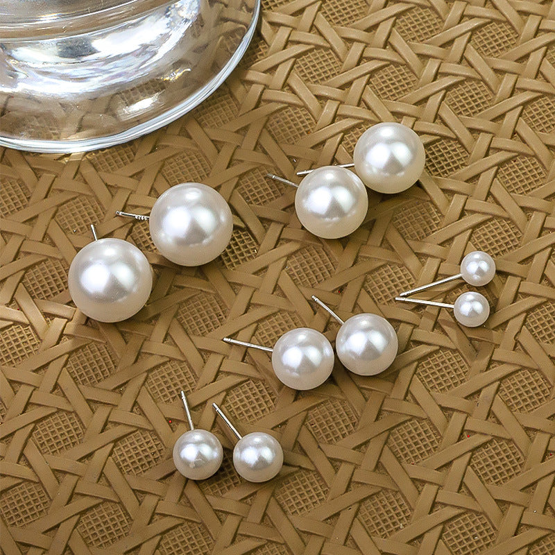 Women's Fashion Simple Classic Pearl High Sense Earrings