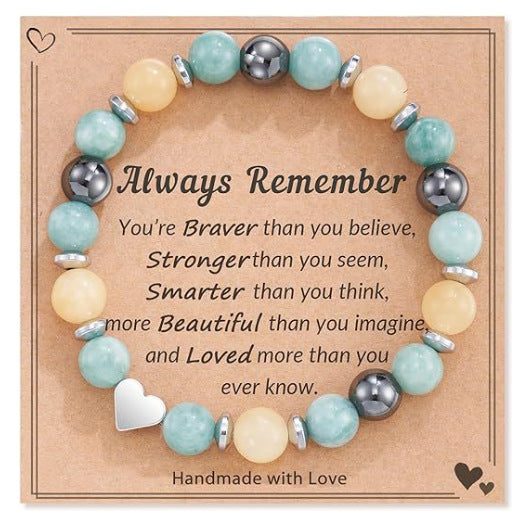 Heart Magnetic Powder Zebra Adjustable Hand Bracelets