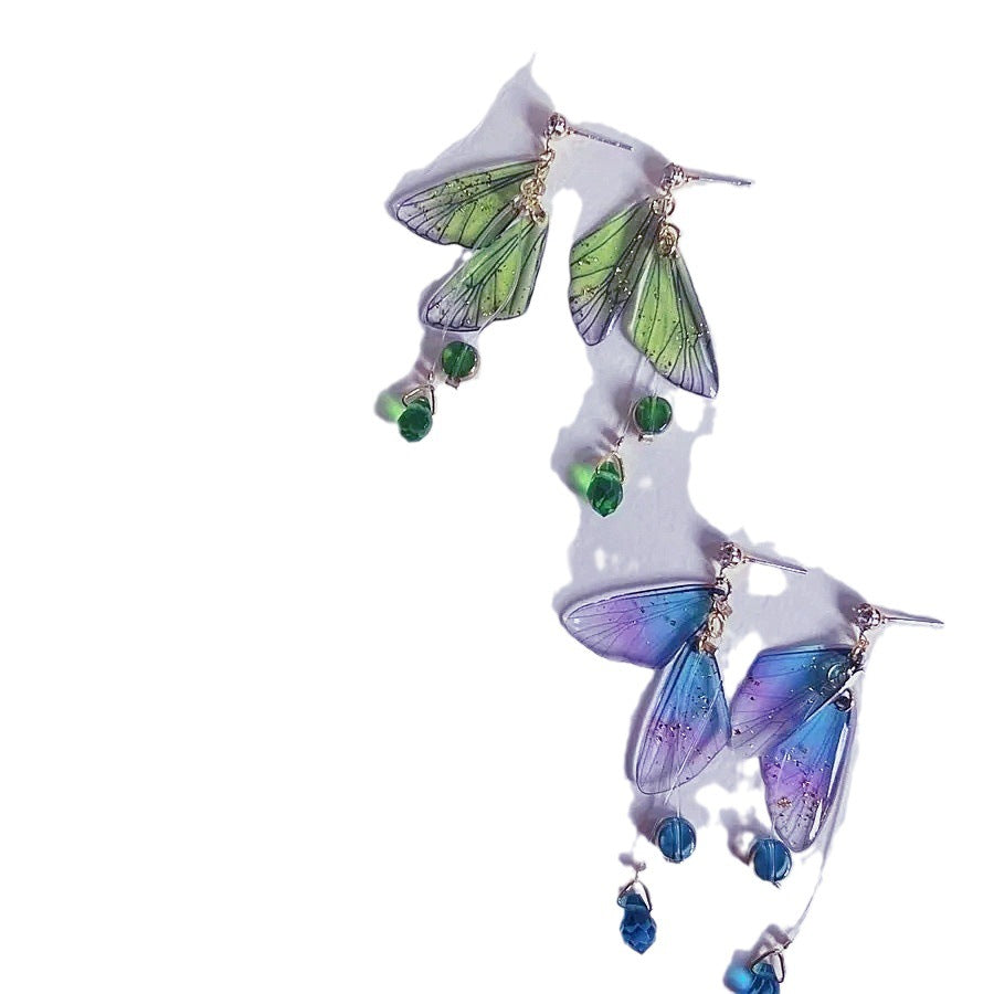 Wing Smart Butterfly Crystal Super Mori Earrings