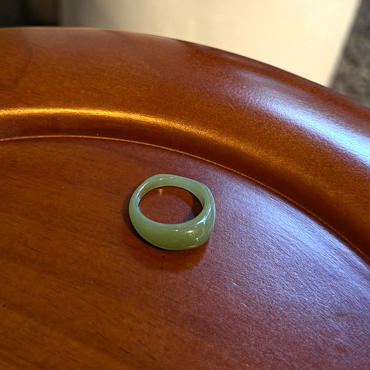 Resin Cold Opening Show Open Copper Electroplating Rings