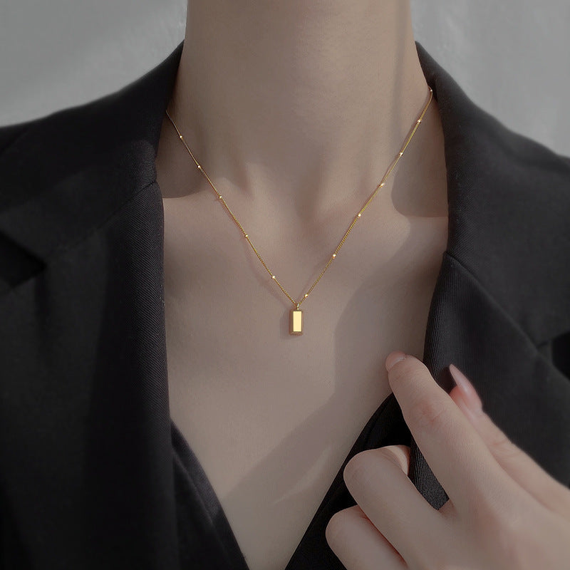 Women's Gold Bar Fashion Trendy Special Interest Necklaces