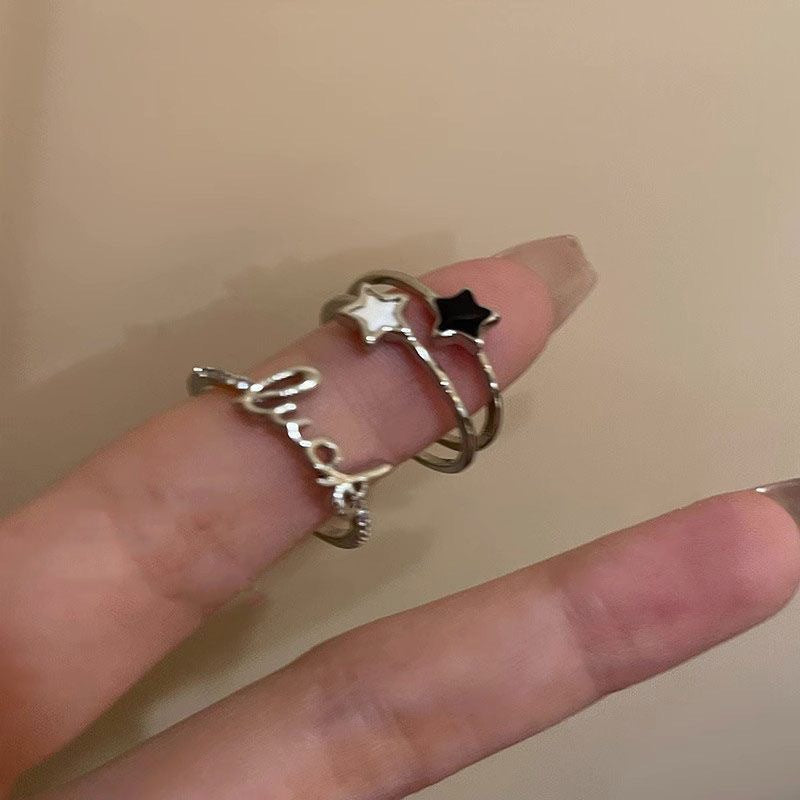 Simple Cold Style Design Fashion Personalized Rings