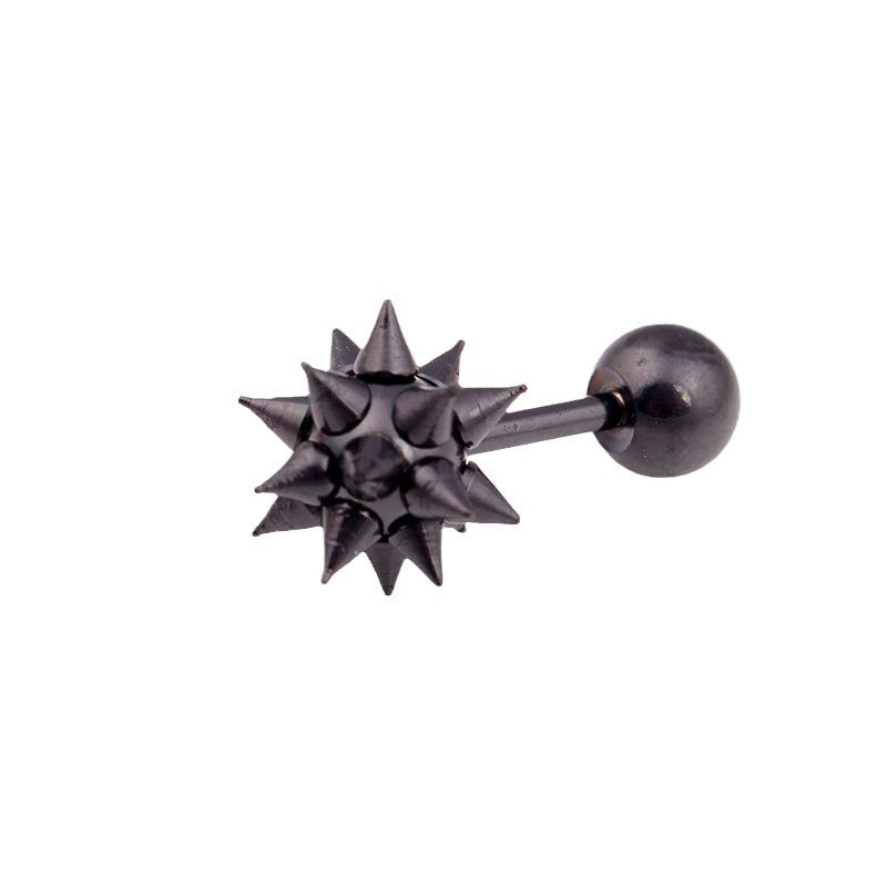 Fashion Rivet Sharp Cone Titanium Steel Personality Punk Rings