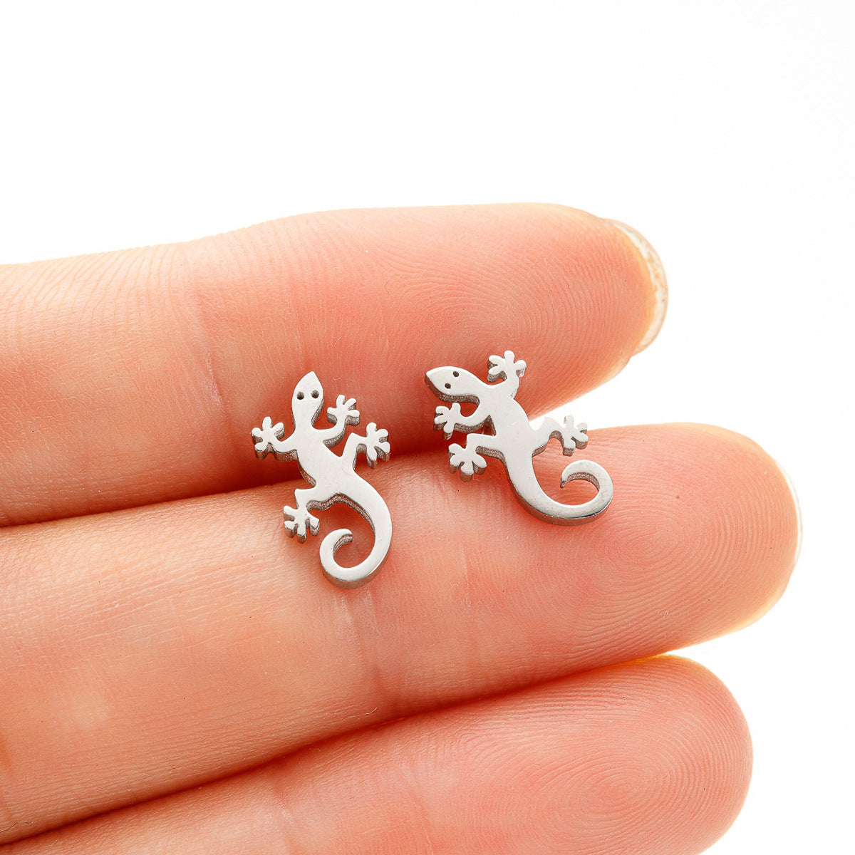 Niche Bag Simple Personality Reptiles Gecko Earrings