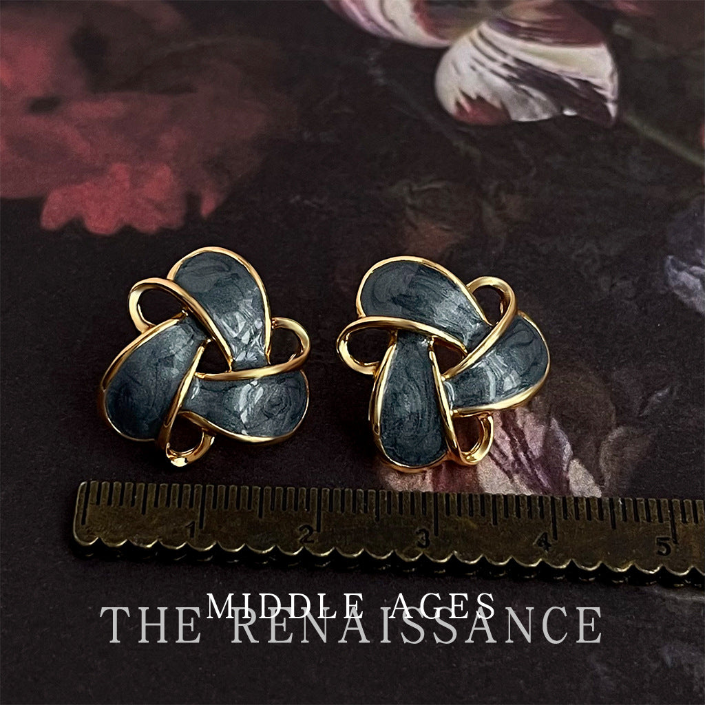 Style Enamel Drop Oil Butterfly Collection Earrings