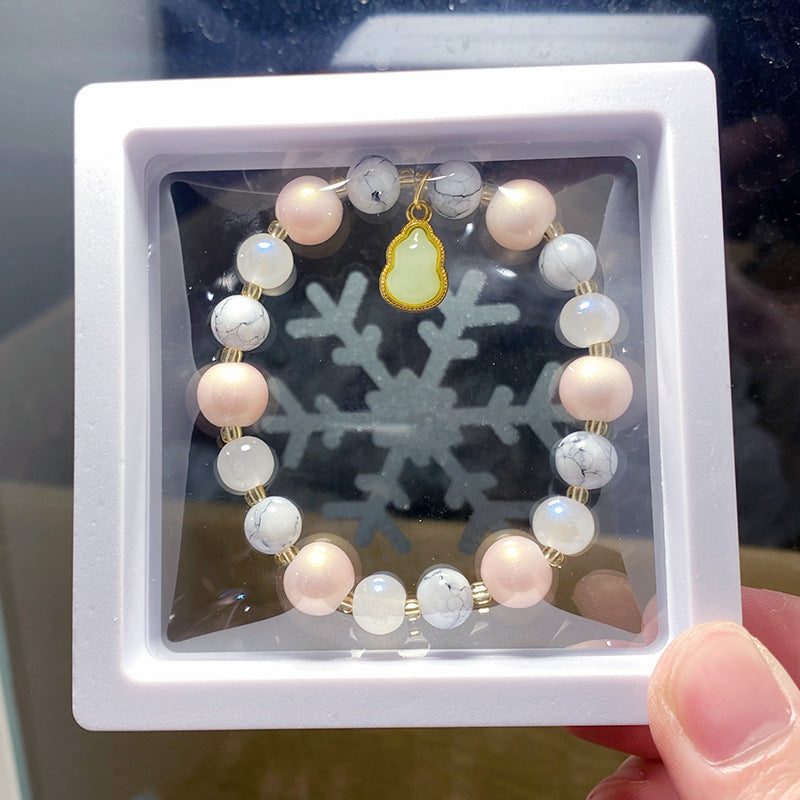 Women's High-grade Gourd Beaded Light Luxury Korean Style Girlfriends Bracelets