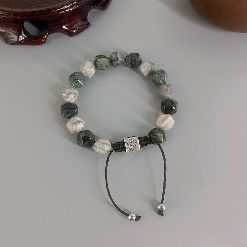 Men's Green Light Luxury Couple Minority Simple Bracelets