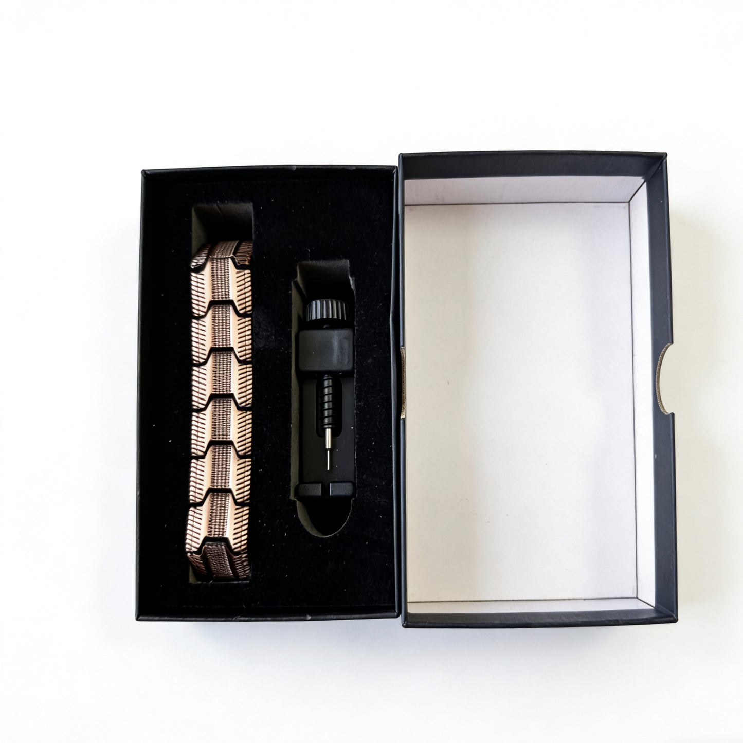 Fashion Four-leaf Clover Red Copper Watchband Buckle Rose Gold Bracelet