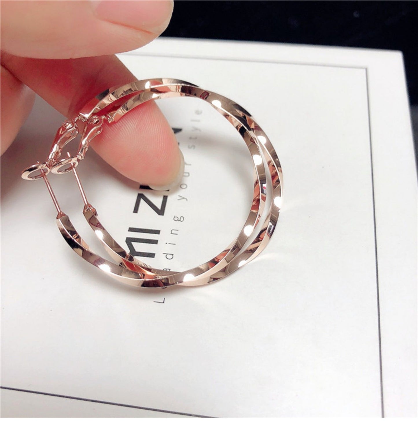 Women's Fashion High Profile Large Simple Graceful Earrings