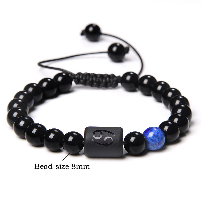 Women's & Men's Twee Constellation Woven Stone Beaded Adjustable Bracelet
