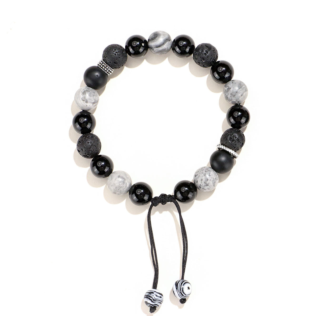 Men's Agate Map Stone Niche High Sense Bracelets