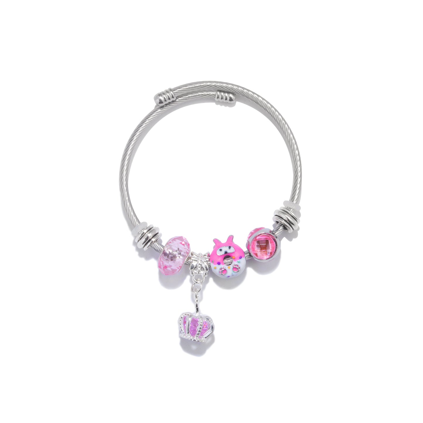 Cute Fresh Crown Beaded Fashion Beautiful Bracelets