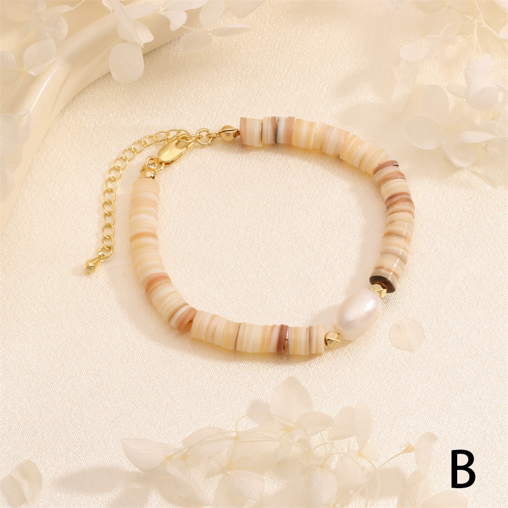 Women's Accessories Beach Bohemian Color Shell Patch Bracelets