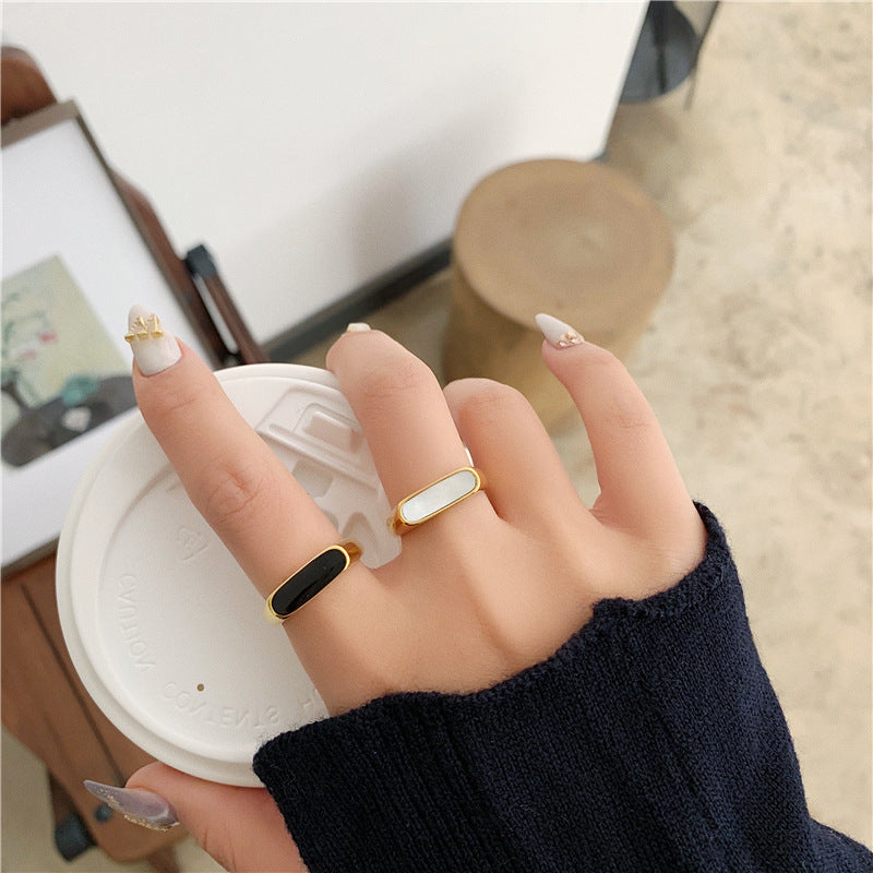 Finger Female Fashion Korean Simple Retro Rings
