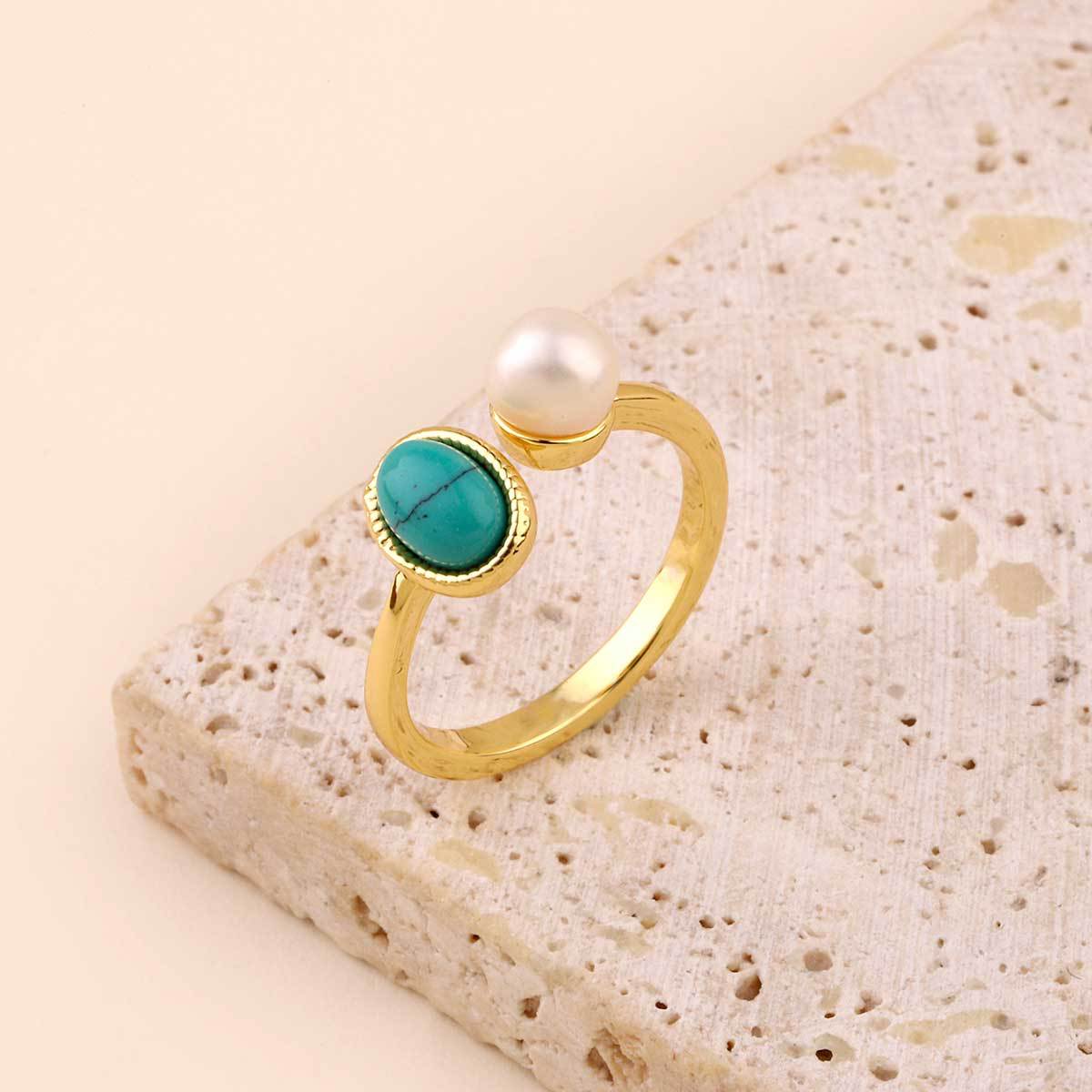 Real Gold Color Retaining Mermaid Tail Shell Rings
